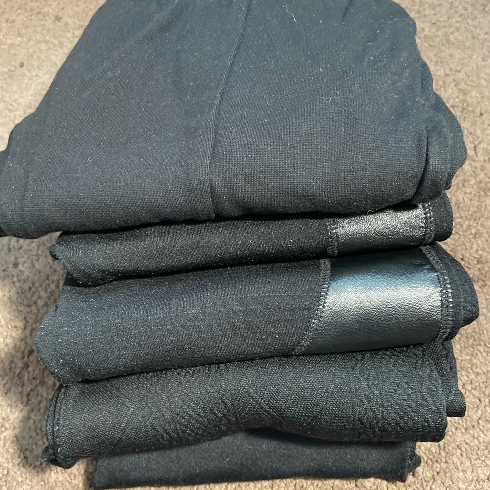 Black Leggings In A Bundle Only